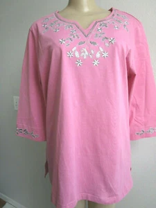 BOCABAY PURPLE & SILVER EMBELLISHED TOP & PANTS SET SIZE M - NEW - Picture 1 of 7