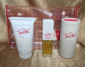 Touche By Jovan Travel Set Perfume 3/8 FL OZ Powder and Lotion 2 OZ Vintage NIB - Picture 1 of 8