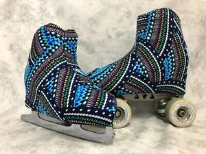 Arching Aztec Boot Covers for Roller Skates and Ice Skates S,M,L - Picture 1 of 1