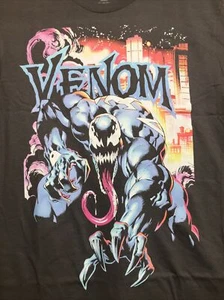 MARVEL VENOM Men’s Size M Graphic T-Shirt Short Sleeve Charcoal NWT - Picture 1 of 12