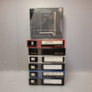 Pioneer Six Compact-Disc Magazine 6 CD ~Per uso domestico e auto ~Lotto di 7 - Foto 1 di 8