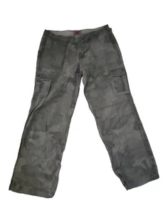 Vintage Y2K No Boundaries Junior Gr. 13 Armee Tarnmuster Skater Grunge 100 % Baumwolle Hose - Bild 1 von 5