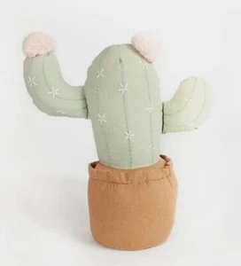 Mon AMI Green & Pink Cactus Designer Plush or Shelf Sitter Decor NWT Fast Ship - Picture 1 of 7