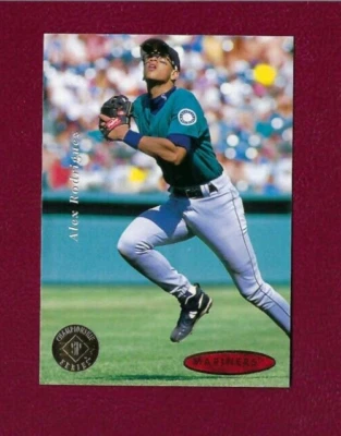 1995 UD SP Championship Series 184 Alex Rodriguez Baseball Card Seattle Mariners - Image 1 of 4
