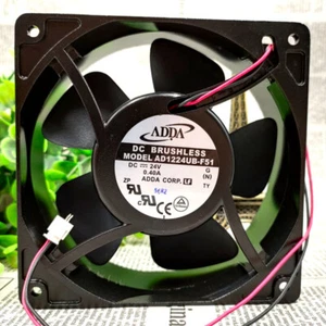 ADDA AD1224UB-F51 12038 24V 0.40A 12cm Inverter Chassis Industrial Cooling Fan - Picture 1 of 5