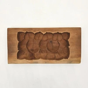 Vintage Japanese KASHIGATA Cake Mold – "Hydrangea" Wooden Hand-Carved MOA368 - Picture 1 of 16