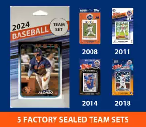 2024 Topps Series 1 New York Mets Team Set Alonso MultiPack 2008 2011 2014 2018 - Picture 1 of 1
