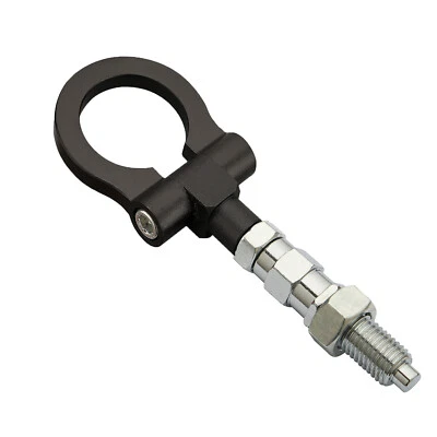 Gancho de remolque delantero y trasero deportivo negro para carreras de pista de alta resistencia para Mazda 3 2004-2009 Foto 1 de 2