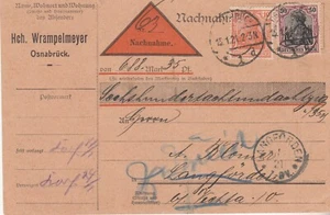 Money Order (Cash on Delivery), Osnabruck-Langforden for 688.35Mk, 15 Jan 1921 - Picture 1 of 2