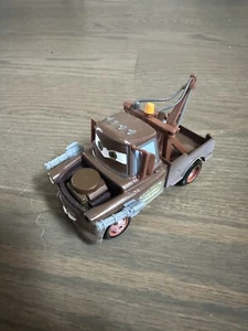 Disney Pixar Cars SPY Mater Tow Truck Diecast Metal 1:43 w/GUN - Picture 1 of 4