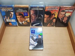 The James Bond 007 VHS Collection LoT! (6) BRAND NEW FACTORY SEALED! Moonraker - Picture 1 of 12