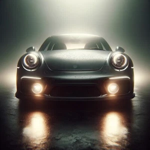 12"X78" ULTRA Black Headlight Taillight Fog Light Tint Film for Porsche - Picture 1 of 5