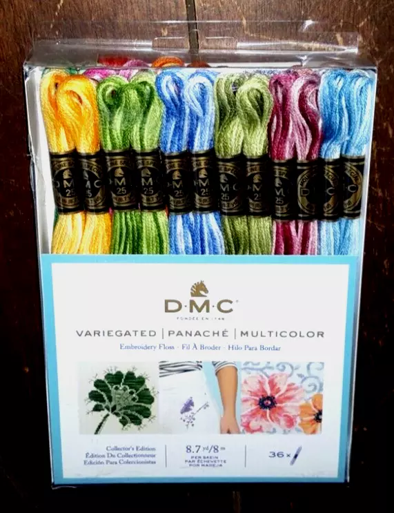 DMC F25pk36 Variegated Embroidery Floss Assorted 36pack