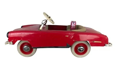 Coche de pedales rojo convertible vintage Mercedes-Benz 190 SL años 50 - Go Kart Foto 1 de 4