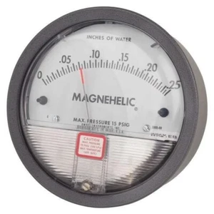 Dwyer 2000-00 Magnehelic Differential Pressure Gauge, 2000: 0-0.25" WC - Picture 1 of 1