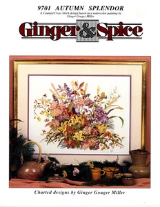 Ginger & Spice Autumn Splendor Cross Stitch Pattern OOP HTF - Picture 1 of 3