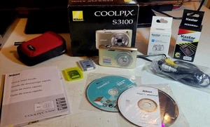 Nikon COOLPIX S3100 14 MP Digital Camera | 5x NIKKOR Wide-Angle Op Zm | New Batt - Picture 1 of 16