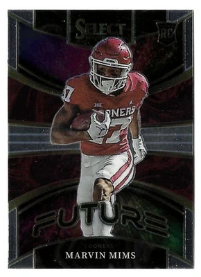 2023 Marvin Mims Panini Select Draft Picks Future Rookie - Denver Broncos - Image 1 of 2