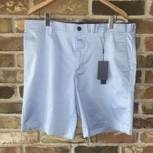 Daniel Hechter Light Blue Lyocell 9” Chino Flat Front Size 38 - Picture 1 of 6