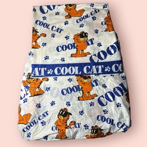 Vintage Stevens Garfield Cool Cat Twin Laken Set 1978 Spannbett- und Flachlaken - Bild 1 von 7