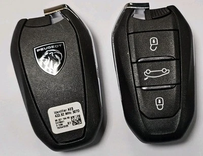 PEUGEOT ORIGINAL Clé Télécommande Keyless Go 208 5008 3008 408 308 2008 de 2020-2025