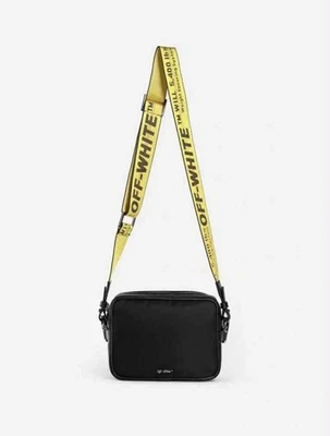 Bolso Bandolera de Hombro Blanco Virgil Abloh Nylon Mensajero Foto 1 de 4