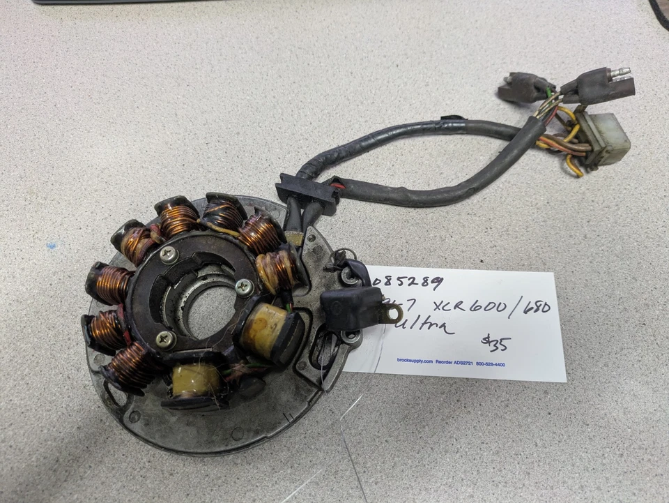 96 97 1996 1997 Polaris XCR 600 SP Snowmobile Stator 3085289 Ultra OEM Used - Image 1 of 1