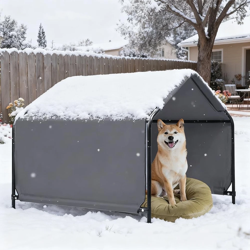 Refugio de sombra para mascotas al aire libre, versátil toldo para mascotas tienda toldo para mascotas para... Foto 1 de 4