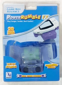 GBA Game Boy Advance Power Rumble FX w Built-in Speakers 3-in-1 Enhancer CLEAR - Picture 1 of 2