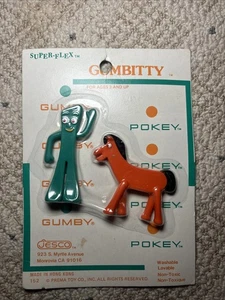 Gumbitty - GUMBY AND POKEY Figuren - von Jesco - Superflex - Prema Toy CO. Neu - Bild 1 von 1