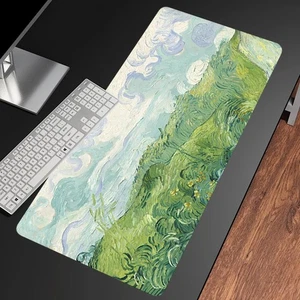XXL Van Gogh 'The Starry Night' Green Sky Keyboard PC Gaming Mouse Pad Desk Mat - Afbeelding 1 van 6