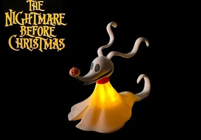 Figura Zero Light | Pesadilla antes de Navidad Terror Fan Zero Tealight Foto 1 de 2