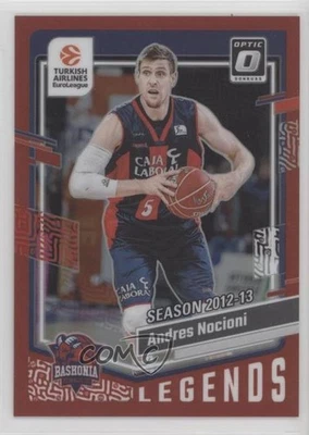 2023 Panini Donruss EuroLeague Legends Optic Red Prizm /99 Andres Nocioni #179 - Image 1 of 2