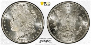 🔥1880-S Morgan Dollar NGC MS65+ PLUS! - HIGH GRADE! LOOKS PL!! 🔥 - Picture 1 of 3