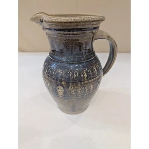 Celtic Clays Handmade Pottery Pitcher, Keramik Steinzeug rustikal Krug Irland - Bild 1 von 11
