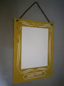 Mirror Object Advertising Lamp Norma 1950 Autos Motorcycles Deco Garage Antique - Picture 1 of 8