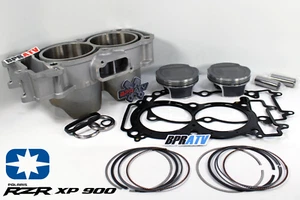 13 14 RZR XP 900 Top End Rebuild Kit 93mm Complete Stock Bore Cylinder & Pistons - Picture 1 of 24