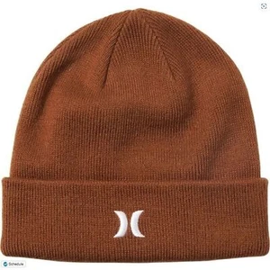 Hurley Herren Seaward Beanie One Size Icon Cuffed Strickmütze Braun - Bild 1 von 10