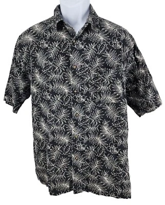 Camisa para hombre Fieldmaster Hawaiana mezcla de lino abotonada mediana Camboya Foto 1 de 4