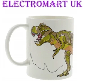 T-REX JURASSIC PARK DINOSAUR NOVELTY GIFT MUG IN GIFT BOX 95MM X 80MM - Picture 1 of 1