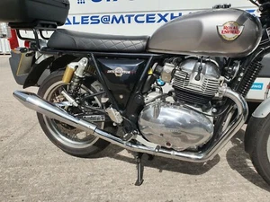 Escape de rendimiento para motocicleta Royal Enfield 650 Interceptor cono inverso - Imagen 1 de 5