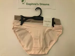 CALVIN KLEIN Confezione 2 Mutandine Bikini Intimo Sexy Donna Perfetto Regalo Taglia M - Foto 1 di 15