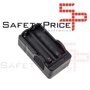 CARGADOR PILAS RECARGABLES Li-ion 2x 18650 3.7 V 4.2 V REF346 - Imagen 1 de 3