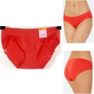 Womens Jenni Lace Detail Hipster Papaya Red Size S NWT Panty - Picture 1 of 3