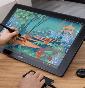 Huion KAMVAS 24 Plus Graphics Drawing Tablet 23.8'' Tilt Battery-free Pen - Picture 1 of 4