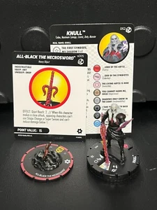 Heroclix Knull 052 & All-Black Necrosword s005 - Marvel - Absolute Carnage Set - Picture 1 of 1