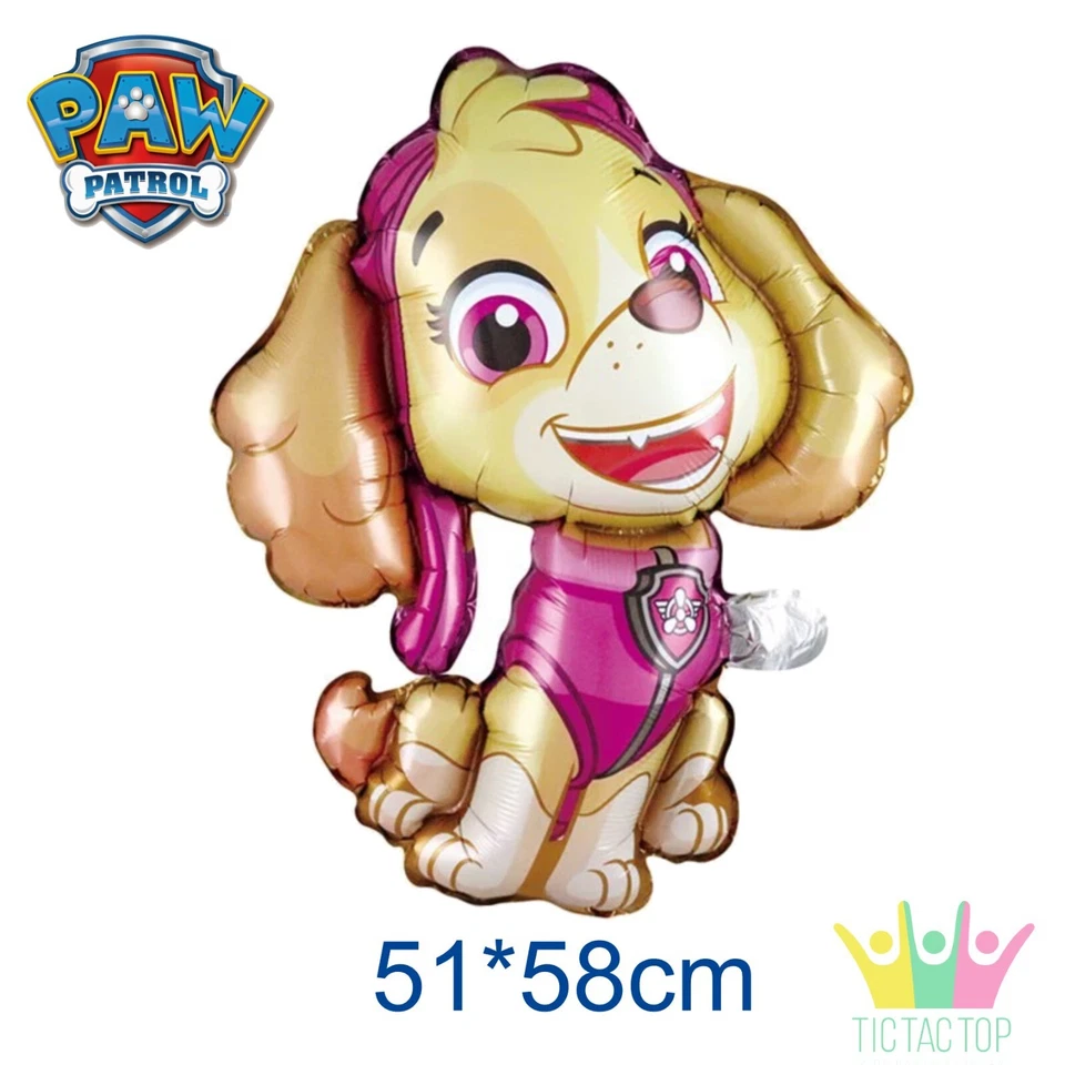 1x Skye Paw Patrol Balloon Foil AIr. Lolly Loot Bag Cake Party Cupcake Deco - image 1 of 1