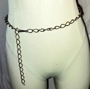 Vintage Chain Belt 37" Gold Tone - Picture 1 of 2