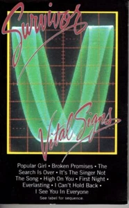 Survivor Vital Signs 1984 Hard Classic Rock Roll Cassette Tape Pop - Picture 1 of 2