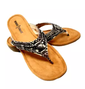 Sandalia de mujer Minnetonka con estampado de salto zapatilla talla Reino Unido 6 despeje/PVP 54,99 - Imagen 1 de 6